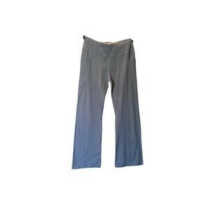 Heathyoga Gray Wide Leg Yoga Pants Size Large NWT High Waist Stretch w/ Pockets